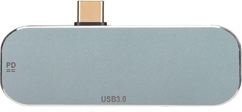 Aluminum Alloy Type C Hub, Silver, 5 in 1 USB C Multiport Adapter in Kuwait