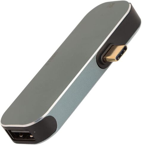 Aluminum Alloy Type C Hub, Silver, 5 in 1 USB C Multiport Adapter in Kuwait