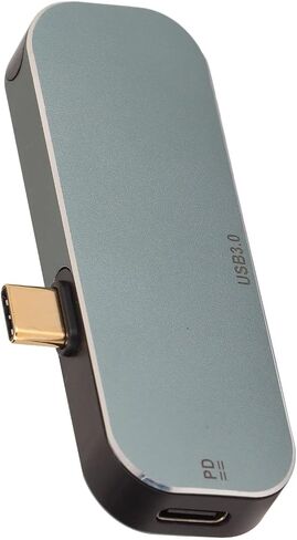 Aluminum Alloy Type C Hub, Silver, 5 in 1 USB C Multiport Adapter in Kuwait
