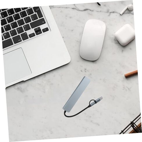 USB Type C Hub 8 in 1 Metal Multi Port Adapter for Laptop in Kuwait