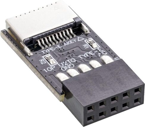 CY USB 3.1 Front Panel Socket Key-A Type-E to USB 2.0 9Pin 10Pin Mainboard Header Male Extension Adapter in Kuwait