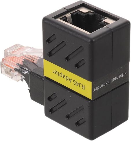 Degree Rj45 Ethernet Coupler, 360 Rotatable Gigabit Network Connector in Kuwait