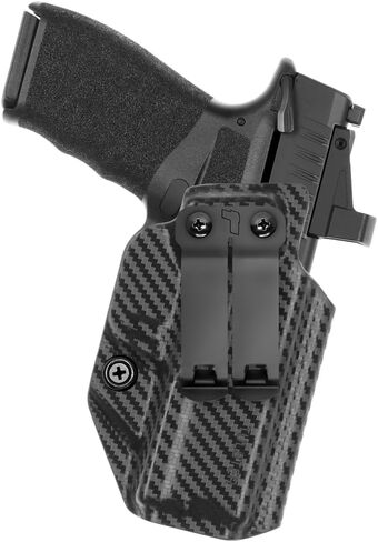 Tulster IWB Profile+ Kydex Holster in Right Hand fits: Springfield Armory Hellcat Pro | Optic Compatible Inside the Waistband Appendix Concealed Carry in Kuwait