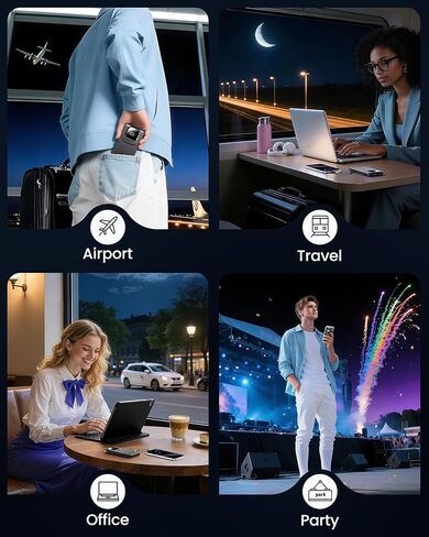 Portable Charger Power Bank with Built-in Cables Fast Charging in Kuwait