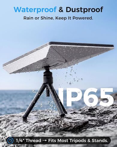 Starlink Mini Battery 129Wh 35000mAh, 2-in-1 Portable Charger with Stand for Camping & Remote Work, Air Travel Safe 6H Runtime, Pass-Through Charging, Waterproof & Dustproof in Kuwait