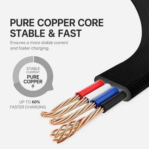 Custom 3-in-1 retractable charging cable with full-color logo printing in Kuwait