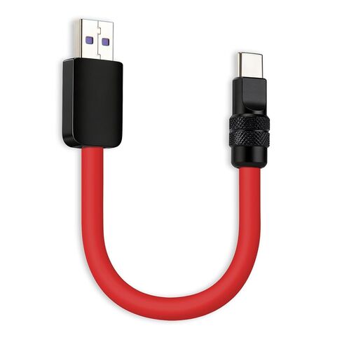chubbycable 240W Short USB C to C Charging Cable, Blue+Green, 0.82FT in Kuwait