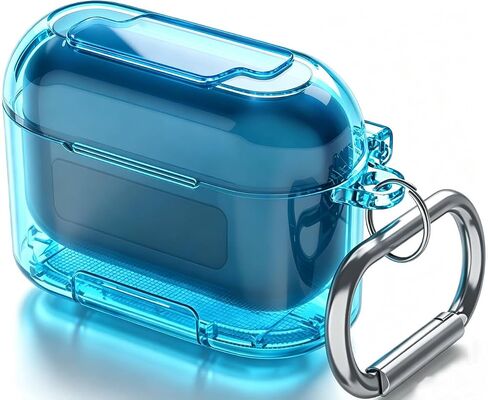 Geiomoo PC Cover for TOZO NC9 Case, Flexible Scratch Resistant Protective with Carabiner (Clear) in Kuwait