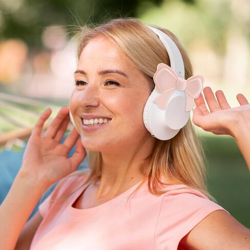 Silicone Pink Bow Headphone Decor Accessories Gift for Gamer in Kuwait