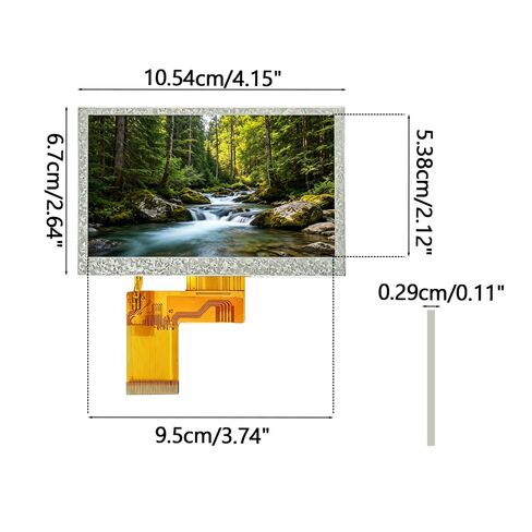 4.3 Inch TFT LCD Display Module, 480x272 TFT Touch Screen for RGB MCU SPI in Kuwait