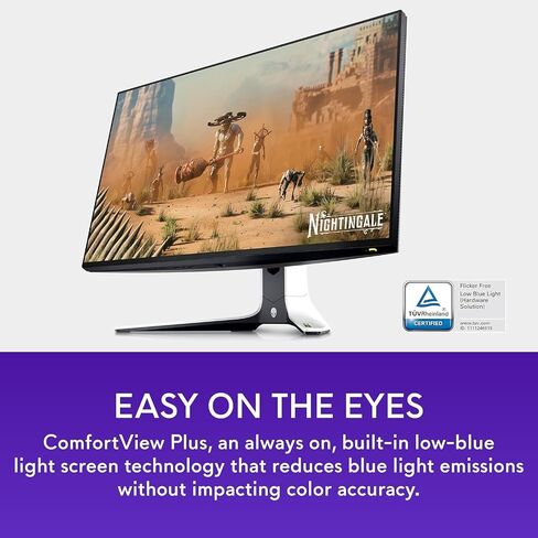 Alienware 27" 280Hz QHD Gaming Monitor | Fast IPS Nano Color, 1ms GtG, G-Sync Compatible, FreeSync Premium Pro, VESA HDR600, 95% DCI-P3, Height/Tilt/Swivel/Pivot Stand in Kuwait
