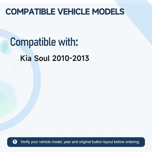 Smart Key Fob Remote for Kia Soul 2010 2011 2012 2013 Car Keyless Entry NYOSEKSAM11ATX(AMFL) 95430-2K250 315MHz 46 TQ8-RKE-3F02 486607-3000 in Kuwait