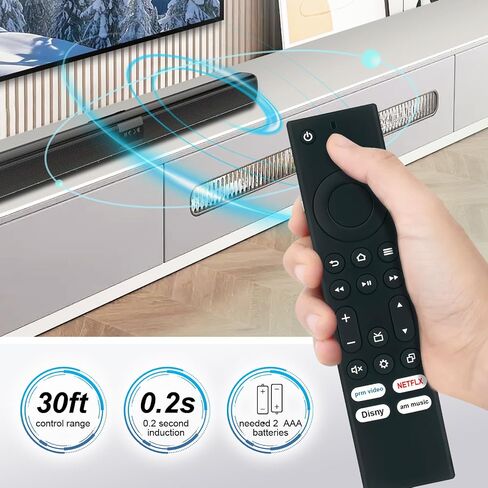 New Replacement Voice Remote Control fit for Hisense Smart TV 43QD6QF in Kuwait