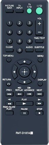 RMT-D187A Replacement Remote for Sony CD DVD Player DVP-SR200P DVP-SR400P in Kuwait