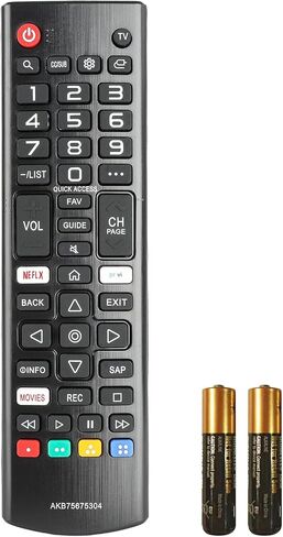 AKB75675304 New Replaced Remote Control for LG Smart TV 55UM69 32LM570BPUA 32LM620BPUA 43LM5700PUA 43UM7300PUA 43LM6300PUB 32LM5620BPUA 55UM6900PUA 49UM7100PUA with Two Batteries in Kuwait
