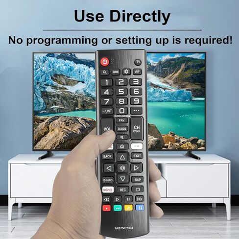AKB75675304 New Replaced Remote Control for LG Smart TV 55UM69 32LM570BPUA 32LM620BPUA 43LM5700PUA 43UM7300PUA 43LM6300PUB 32LM5620BPUA 55UM6900PUA 49UM7100PUA with Two Batteries in Kuwait