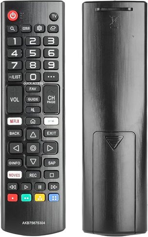 AKB75675304 New Replaced Remote Control for LG Smart TV 55UM69 32LM570BPUA 32LM620BPUA 43LM5700PUA 43UM7300PUA 43LM6300PUB 32LM5620BPUA 55UM6900PUA 49UM7100PUA with Two Batteries in Kuwait