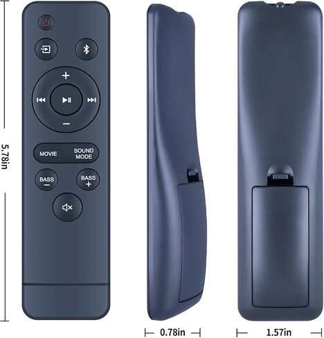 100043851 Remote Replacement for ONN 2.1 Soundbar System 100043851 in Kuwait