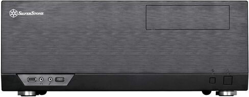 Casafoyer Technology Home Theater Computer Case (HTPC) with Faux Aluminum Design for ATX/Micro-ATX Motherboards and New USB Type C Front Port, SST-GD09B-C - Pack of 2 in Kuwait