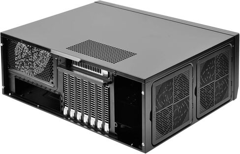 Casafoyer Technology Home Theater Computer Case (HTPC) with Faux Aluminum Design for ATX/Micro-ATX Motherboards and New USB Type C Front Port, SST-GD09B-C - Pack of 2 in Kuwait