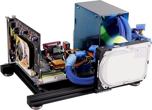 DIY Open Frame Aluminum Alloy Computer Case for ITX, with ATX in Kuwait