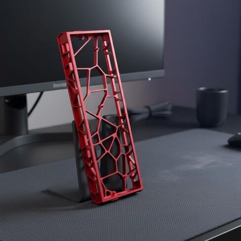 Aluminum Keyboard Case Skeleton Frame Housing Shell Chassis for 60 Percent Mechanical Board with Detachable USB and Smooth Texture Suitable for Gaming Office Home Setup, Black in Kuwait