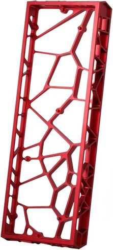Aluminum Keyboard Case Skeleton Frame Housing Shell Chassis for 60 Percent Mechanical Board with Detachable USB and Smooth Texture Suitable for Gaming Office Home Setup, Red in Kuwait