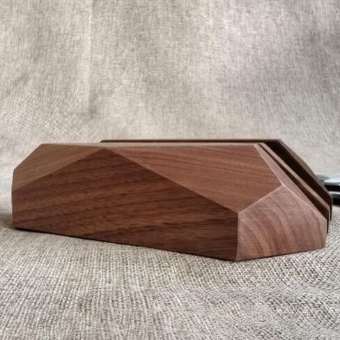 2 Slot Wooden Laptop Stand Upright Desk Organizer in Kuwait