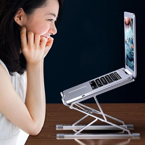 Laptop Stand Non Slip Ventilated Holder for Desktop in Kuwait