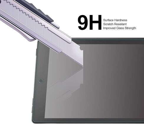 Supershieldz Designed for Fire HD 8 Kids Edition Tablet 8 inch (8th and 7th Generation Only, 2018 and 2017 Release) Tempered Glass Screen Protector, 0.33mm, Anti Scratch, Bubble Free in Kuwait