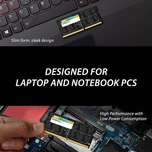 Silicon Power DDR4 16GB 2666 MHz CL19 260-pin Laptop RAM Computer Memory SU016GBSFU266B02AF in Kuwait