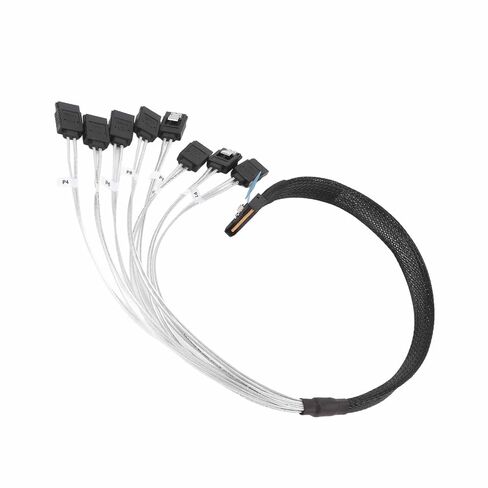 Keenso MCIO 8i to 8xSATA3.0 Cable, High Speed 19.7 Inch in Kuwait