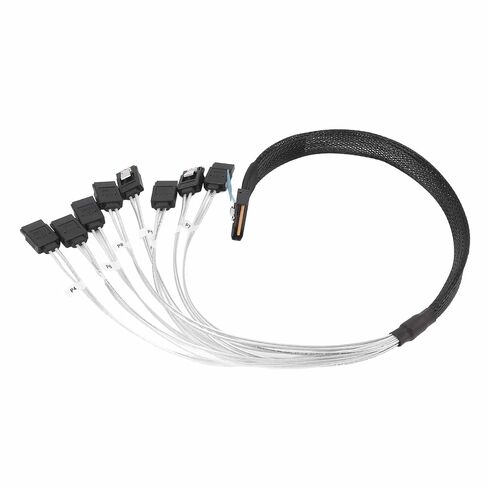 Keenso MCIO 8i to 8xSATA3.0 Cable, High Speed 19.7 Inch in Kuwait