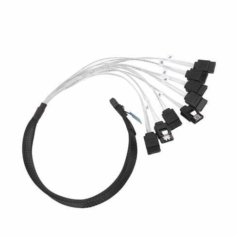 Keenso MCIO 8i to 8xSATA3.0 Cable, High Speed 19.7 Inch in Kuwait