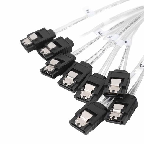 Keenso MCIO 8i to 8xSATA3.0 Cable, High Speed 19.7 Inch in Kuwait
