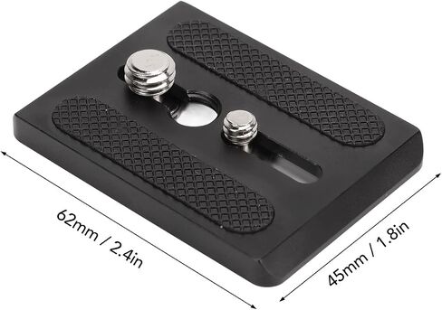 Diyeeni Tripod Arrow Storage Case Plate Aluminum Alloy,1/4in 3/8in Thread Camera Plate,Compatible with FSB 6T FSB 8T DV2 DV8 DV10sb,Durable Lightweight CNC Anodized in Kuwait