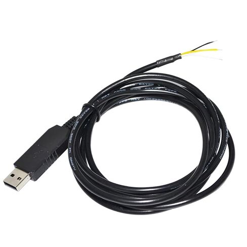 Industrial FT232RL USB to RS232 3PIN 3P WE Wire END Open Serial Adapter Converter Cable Compatible USB-RS232-WE-1800-BT(1.8M) in Kuwait