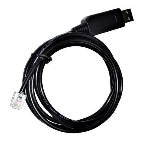 Industrial FT232RL to RJ11 RJ12 6P4C Adapter RS485 Converter Communication Cable for VFD All Series Connect to PC(1.8m) in Kuwait