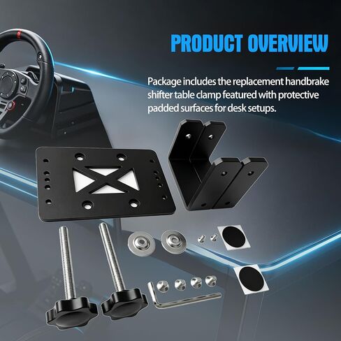 Handbrake Shifter Table Clamp Fits HBP HGP SGP Racing Game Desk Mount in Kuwait