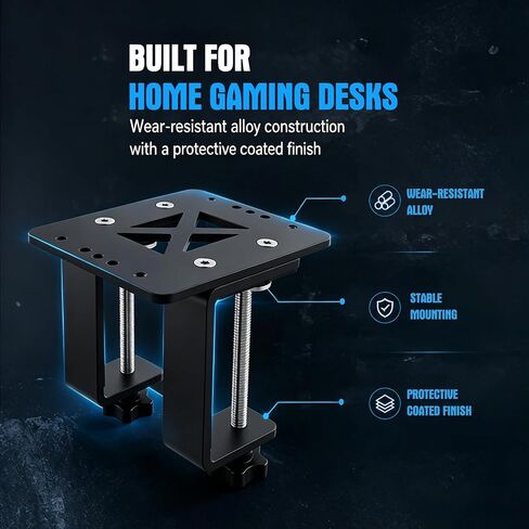 Handbrake Shifter Table Clamp Fits HBP HGP SGP Racing Game Desk Mount in Kuwait
