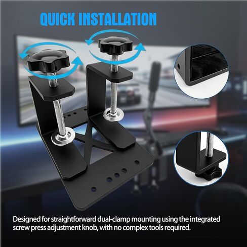Handbrake Shifter Table Clamp Fits HBP HGP SGP Racing Game Desk Mount in Kuwait
