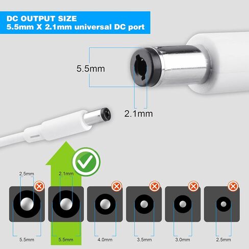 iNextStation 12V 3A Power Adapter Supply AC100-240V for LED Strip Lights in Kuwait