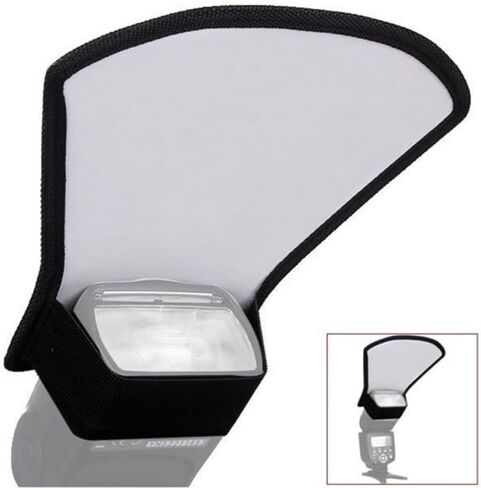 2pcs Universal Flash Diffuser Reflector Board for Speedlight Cameras in Kuwait