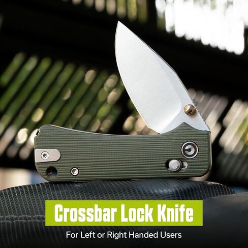 CIVIVI Small EDC Pocket Knife, 2.34" 14C28N Blade, Crossbar Lock C24074-1 in Kuwait