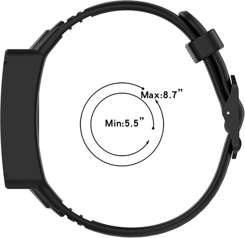 MOTONG Compatible with WHOOP 5.0 Life MG Replacement Band - Repalcement Silicone Wrist Strap Band Compatible with WHOOP 5.0 Peak/One / 4.0/3.0(Black) in Kuwait
