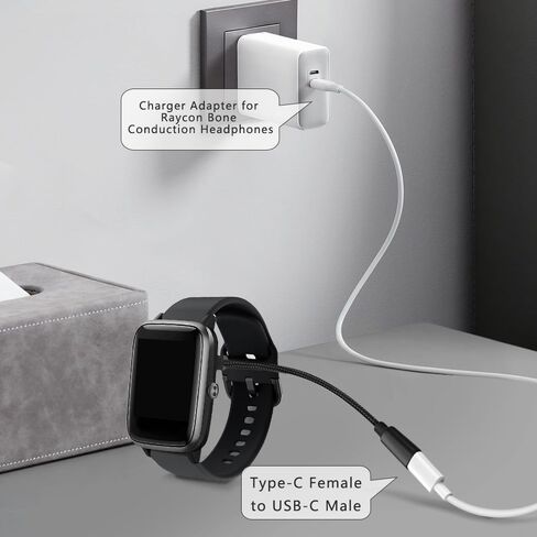 for Bark Smart Watch Charger, Magnetic Type-C Charging Cable Cord 1-Pack in Kuwait