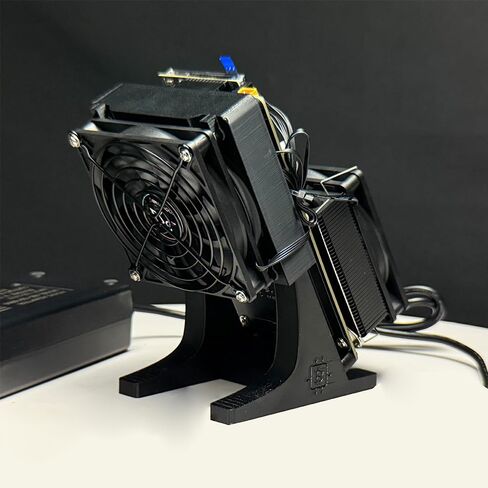 NerdQaxe++ Rev 6.1 Miner | 6TH/s Solo Bitcoin Miner | 16.5J/TH, 100W High-Efficiency with Quiet Fan | Open-Source Crypto Machine with WiFi (Black) in Kuwait
