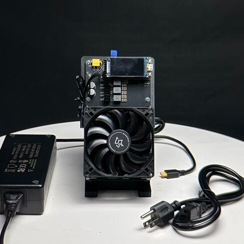 NerdQaxe++ Rev 6.1 Miner | 6TH/s Solo Bitcoin Miner | 16.5J/TH, 100W High-Efficiency with Quiet Fan | Open-Source Crypto Machine with WiFi (Black) in Kuwait