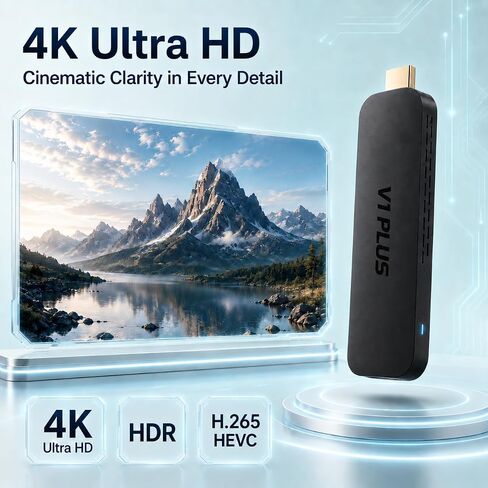 V1 Plus Portable Unit with Power Cord and User Guide, Compact Device, 2GB RAM 32GB ROM in Kuwait
