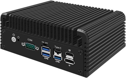 Micro Firewall Appliance/Fanless Mini PC Core i5-8250U with 6 *I226 2.5G LAN,NO RAM NO SSD,Wifi/Bluetooth/5G , 2*DDR3L M.2 NVMe 2280 PCle3.0 × 4,Desktop Computer 4K Triple Display support Home Office in Kuwait